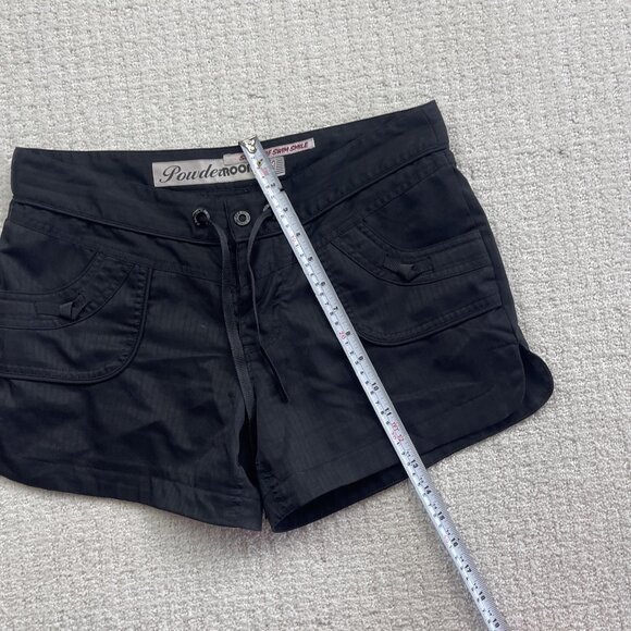 Powder Room Board Shorts Women's 7 Black Sun Surf Swim Smile Versatile Beach - Picture 7 of 12